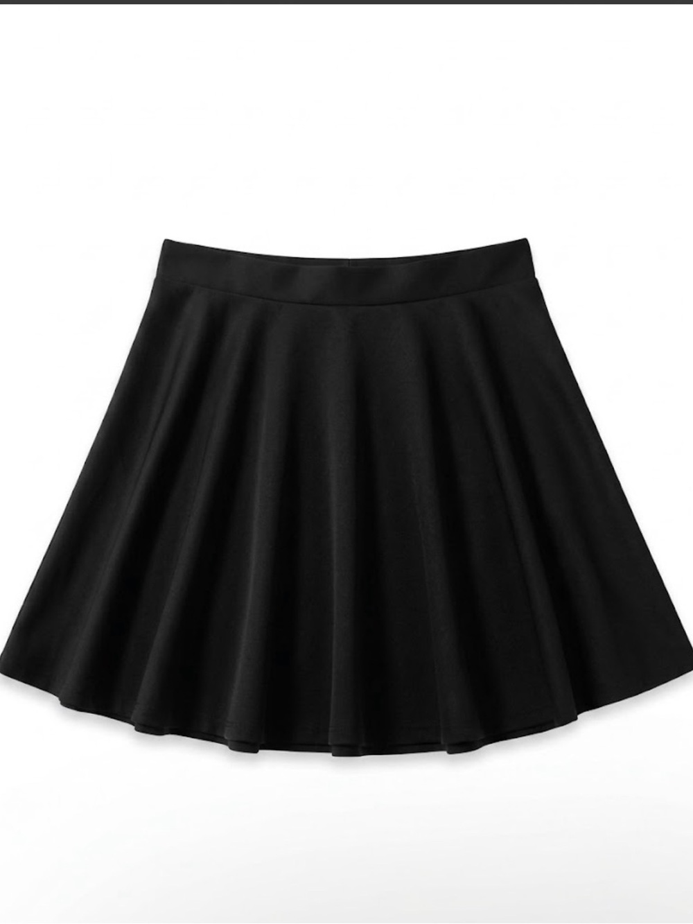 Venus Black Flared Skater Mini Skirt - Size L